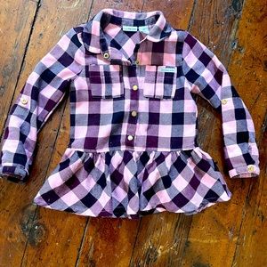 Calvin Klein 3-4 year old Plaid Shirt.